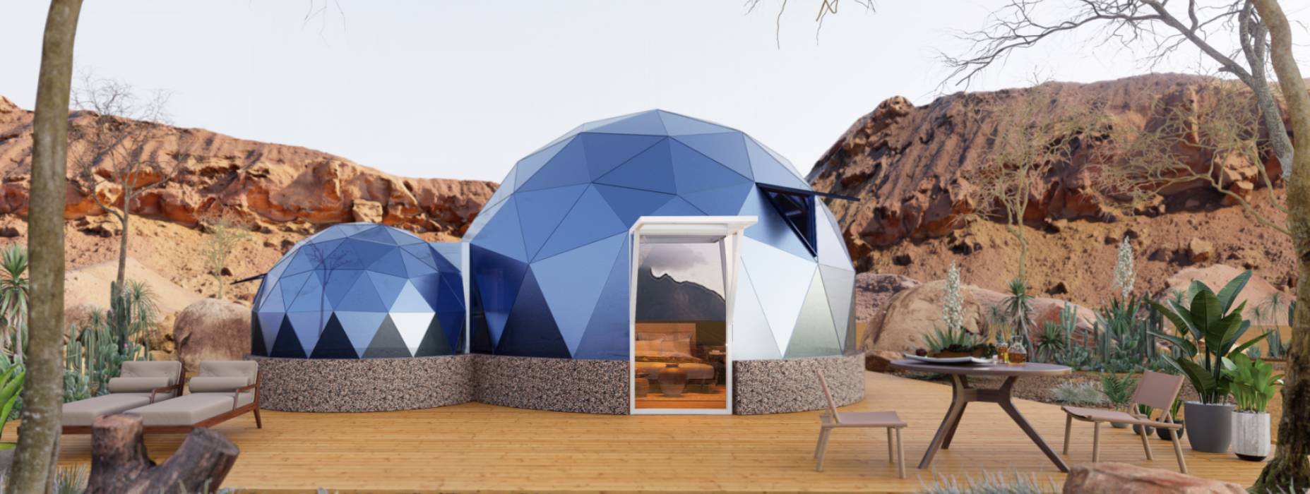 蓝田县球形智能光伏玻璃星空房